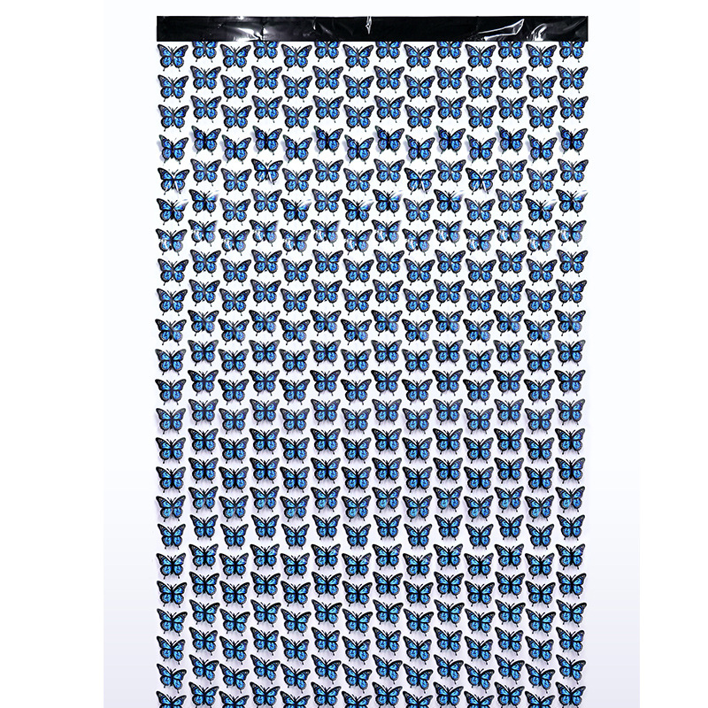 Butterfly Door Curtain 1*2m Blue Tinsel Curtain
