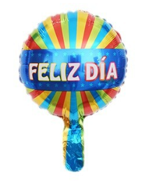 18 inch Rainbow Round Aluminum Foil Balloon
