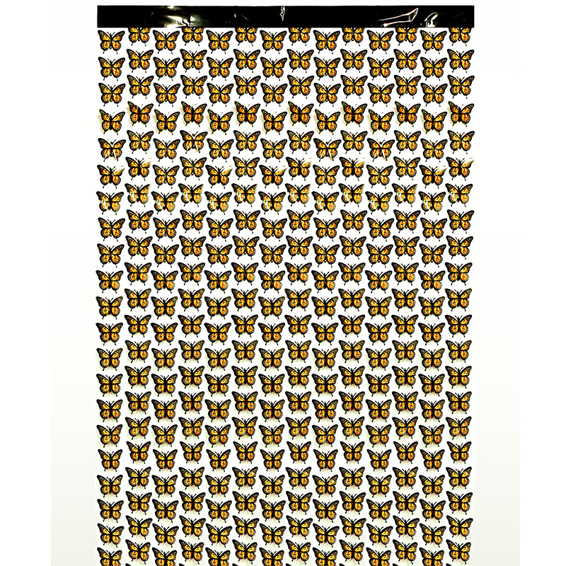 Butterfly Door Curtain 1*2m Yellow Tinsel Curtain