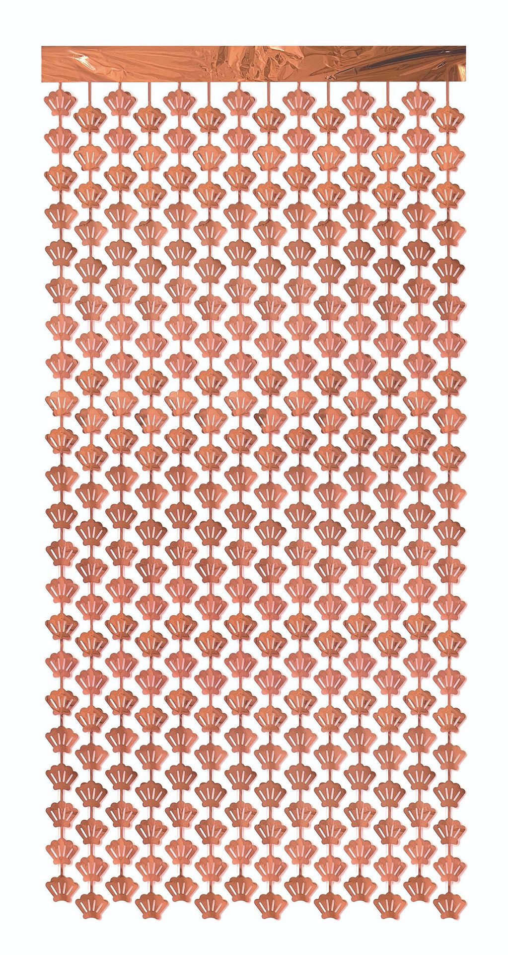 Light Shell 1*2m Rose Gold Tinsel Curtain