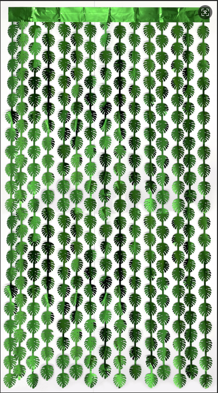  Monstera Deliciosa Liebm Door Curtain 1*2m Tinsel Curtain
