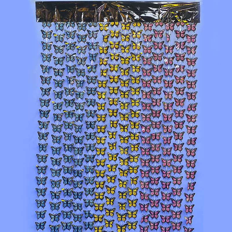 Butterfly Door Curtain 1*2m Mix Color Tinsel Curtain