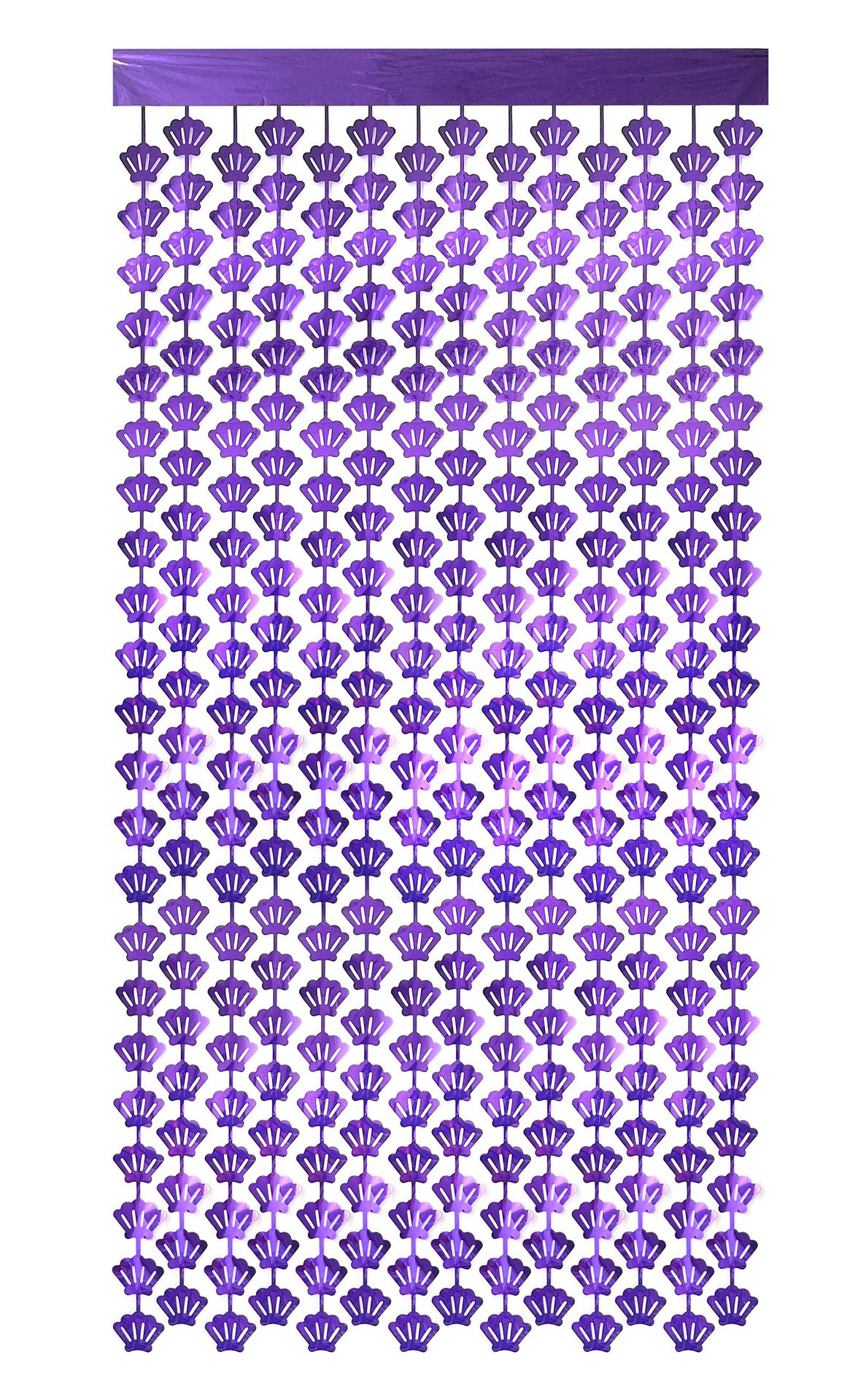 Light Shell 1*2m Dark Purple Tinsel Curtain