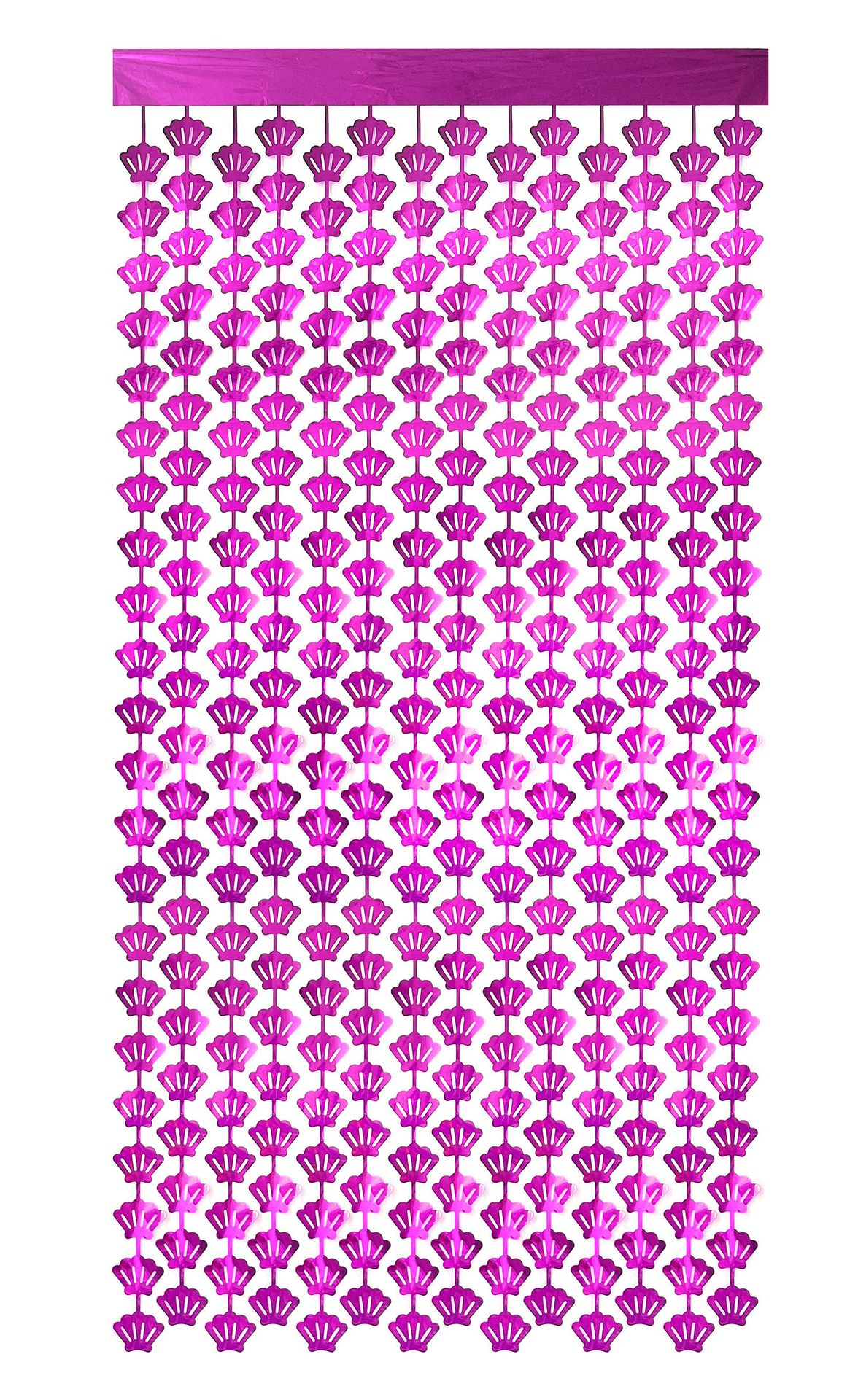 Light Shell 1*2m Hot Pink Tinsel Curtain
