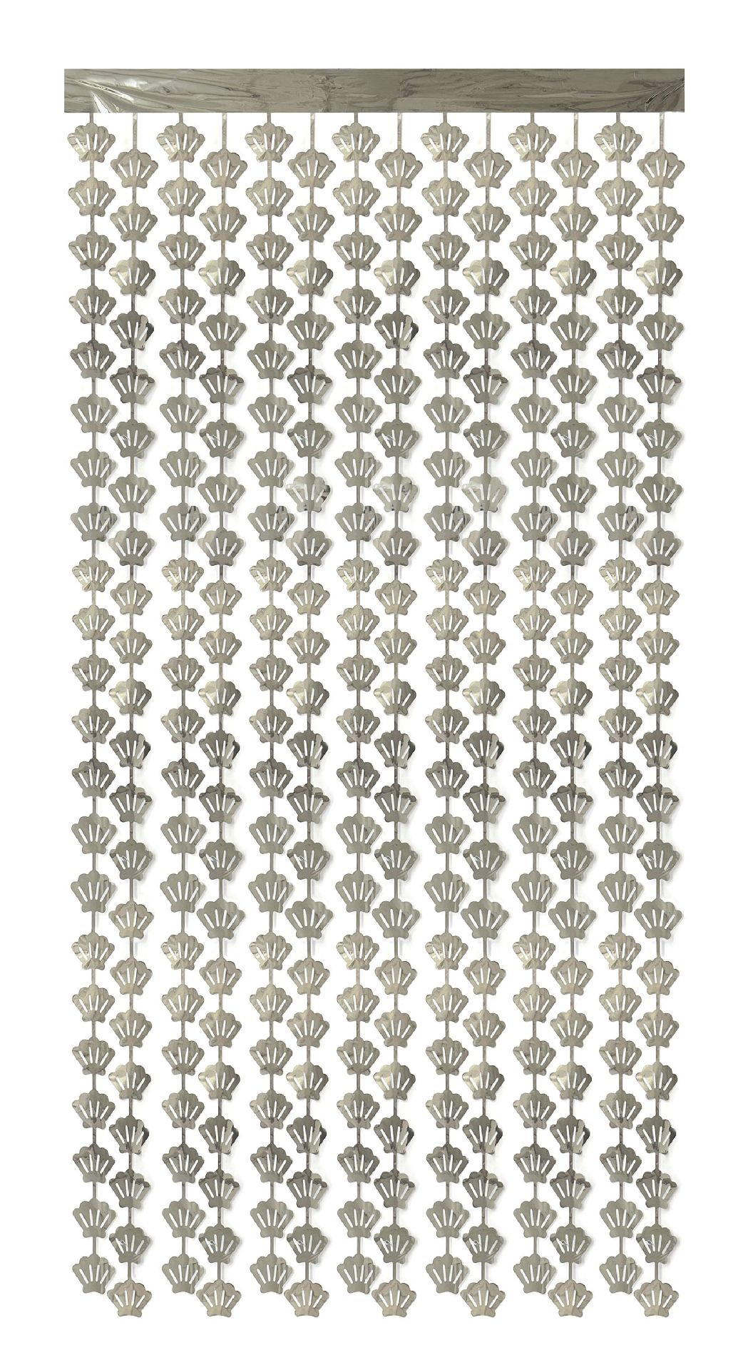 Light Shell 1*2m Silver Tinsel Curtain