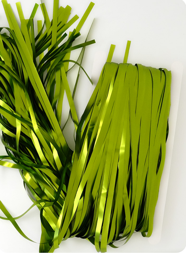 Tinsel Curtain Matte Light Series Tinsel Curtain Fruit Green