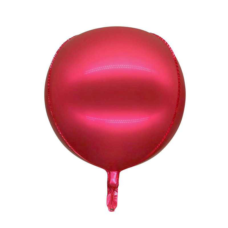 18 inch Pomegranate Red Round Shaped Foil Balloon