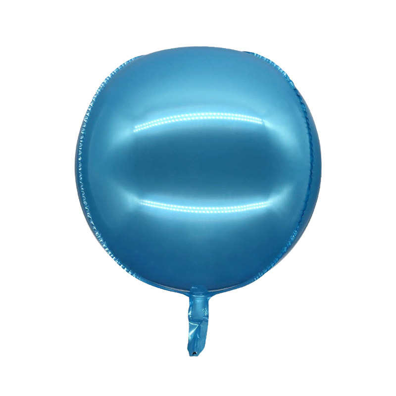 18 inch Pearlescent Blue Round Shaped Foil Balloon