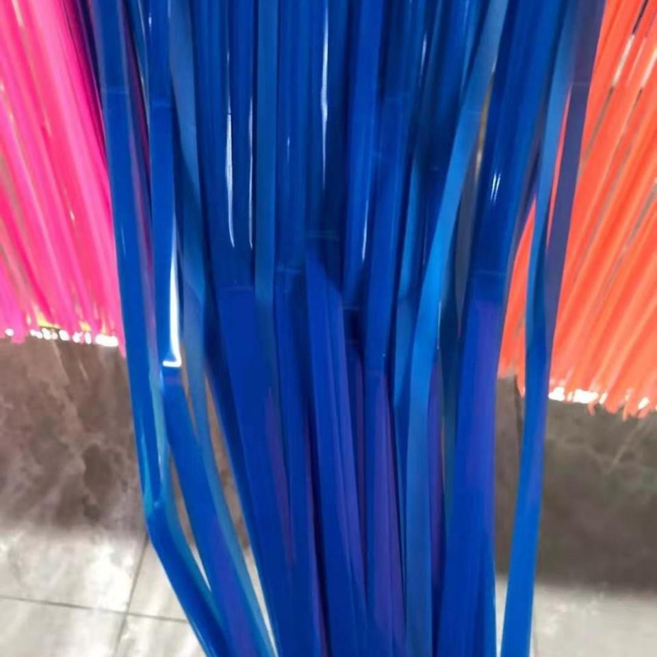 Tinsel Curtain Fluorescence Series Blue Tinsel Curtain