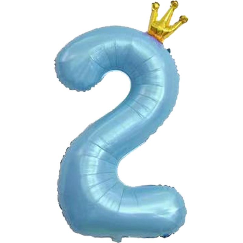 40 inch US Version Crown Number 2 Balloon