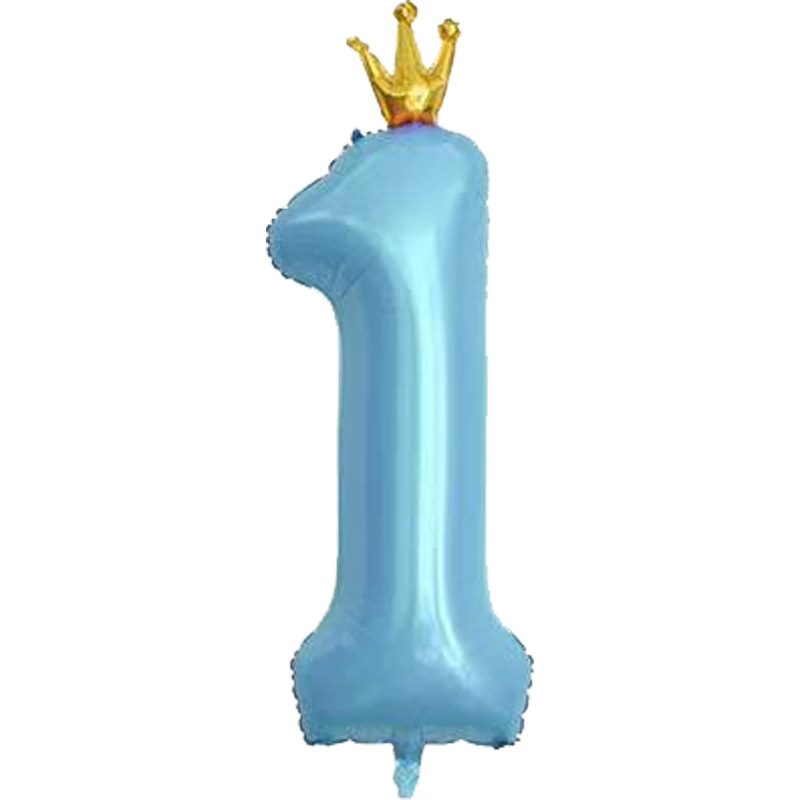 40 inch US Version Crown Number 1 Balloon