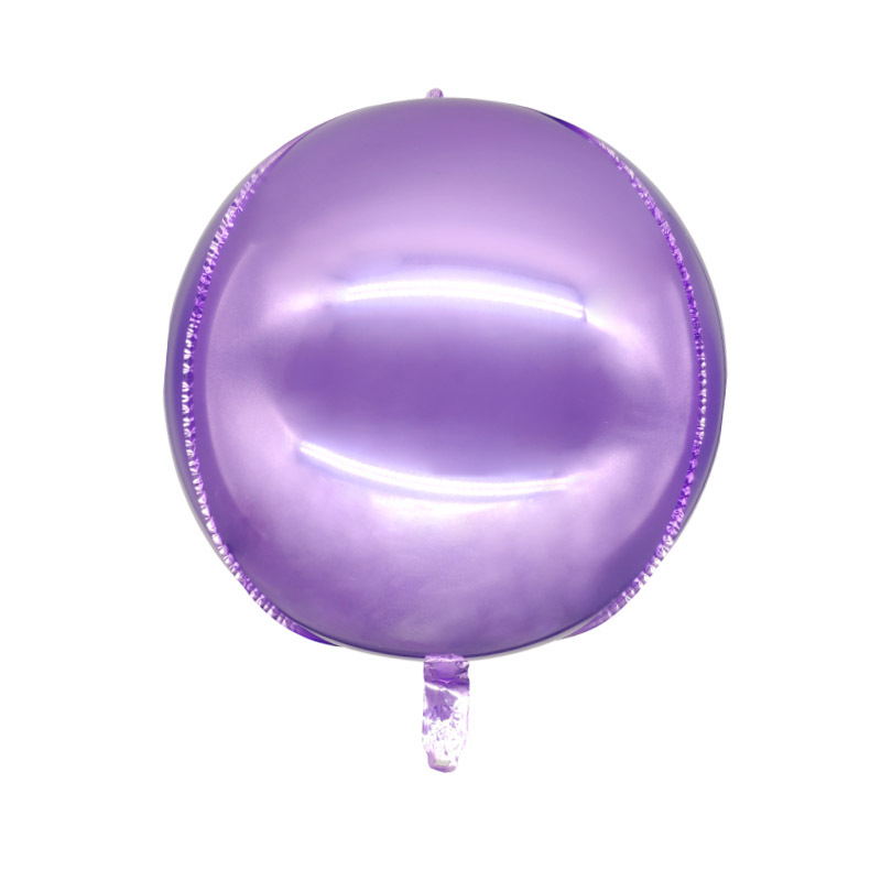 18 inch Purple Round Shaped Foil Balloon