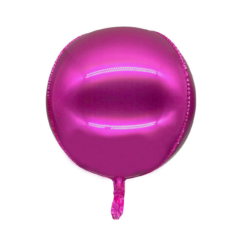 18 inch Rose Red Round Shaped Foil Balloon