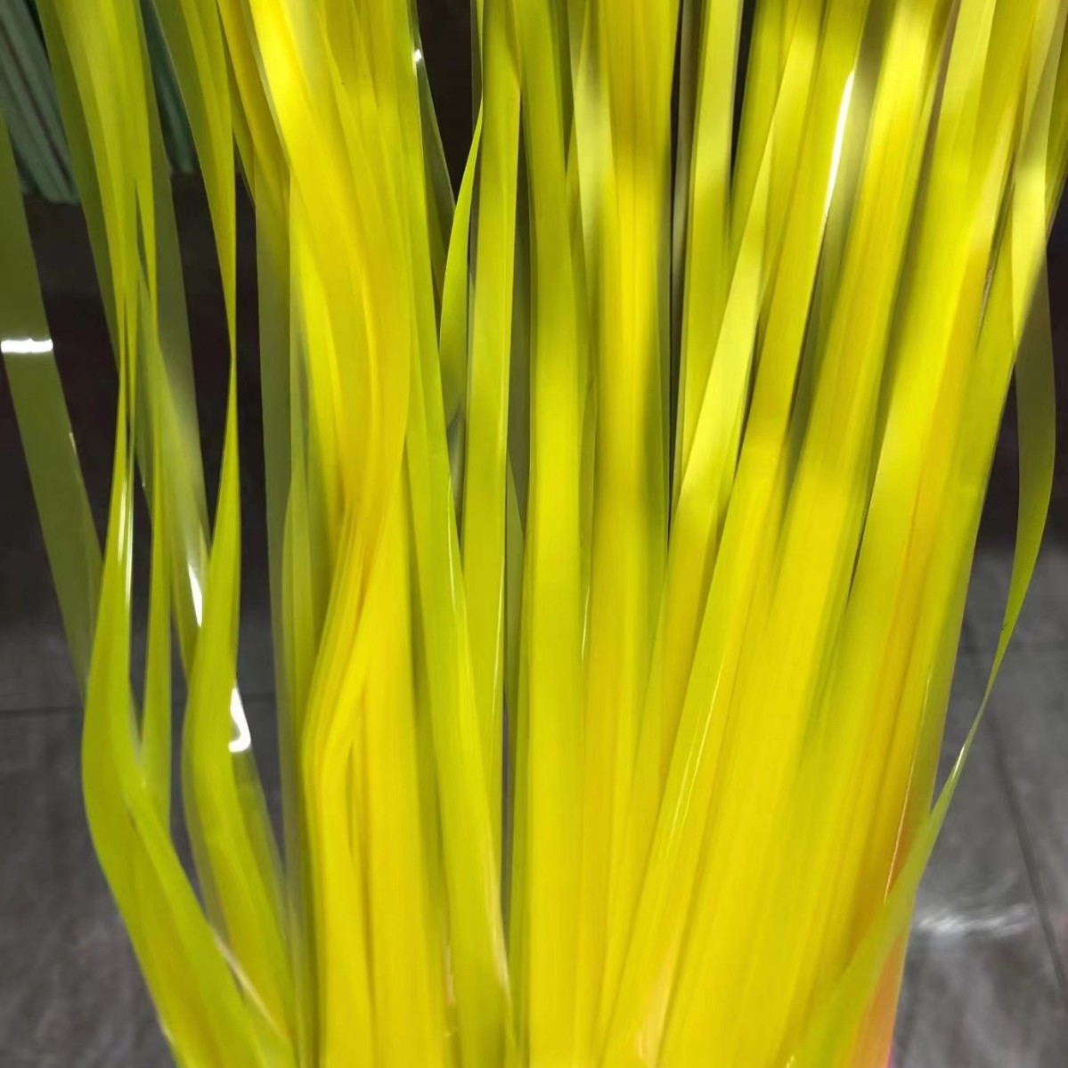 Tinsel Curtain Fluorescence Series Yellow Tinsel Curtain