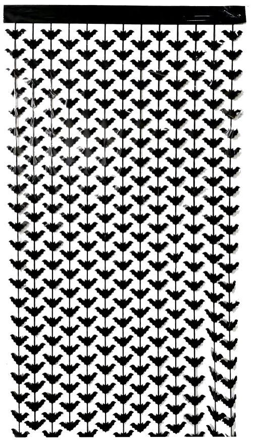 Tinsel Curtain Halloween Series Bat Tinsel Curtain
