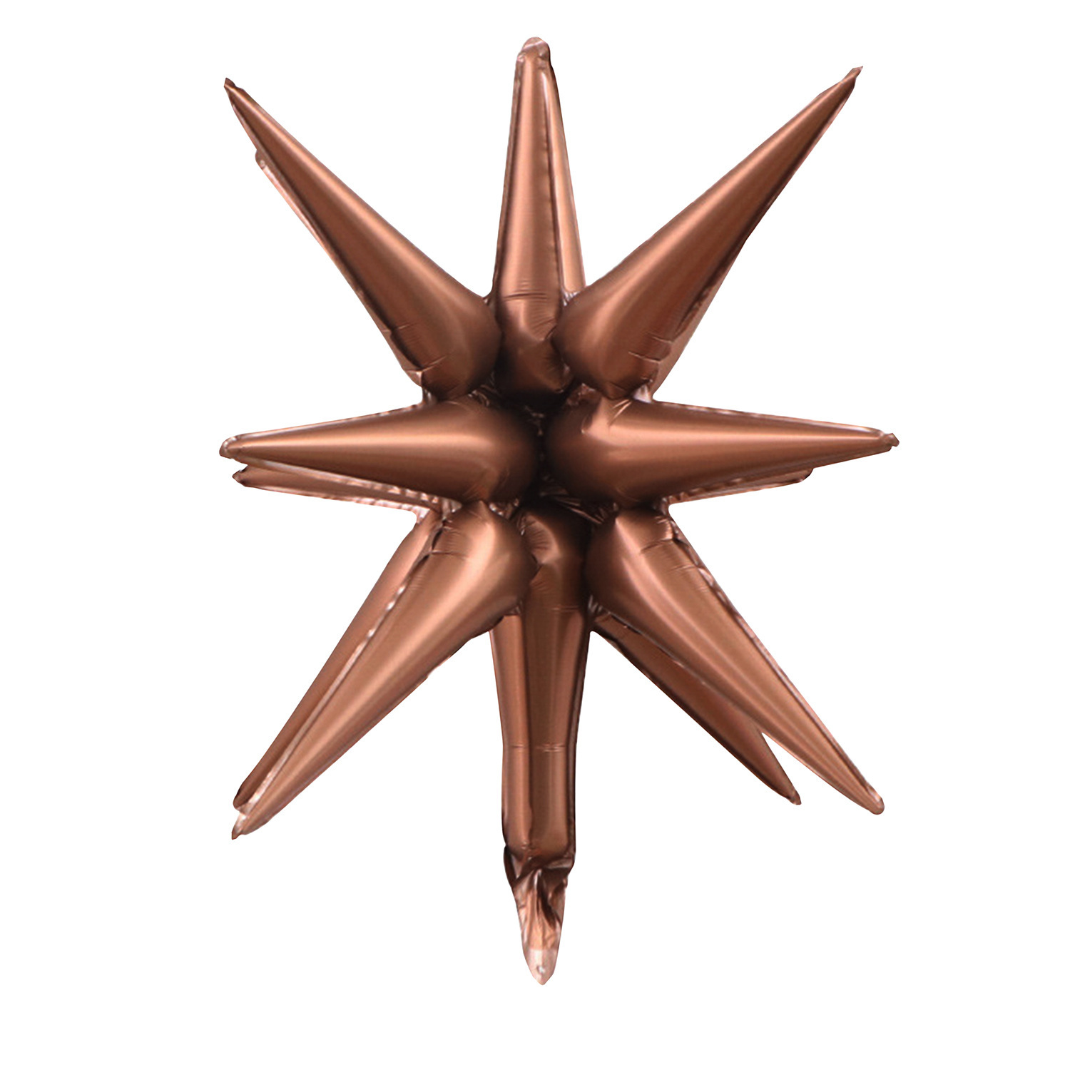 22 inch Chocolate Connected Starburst Foil Balloon