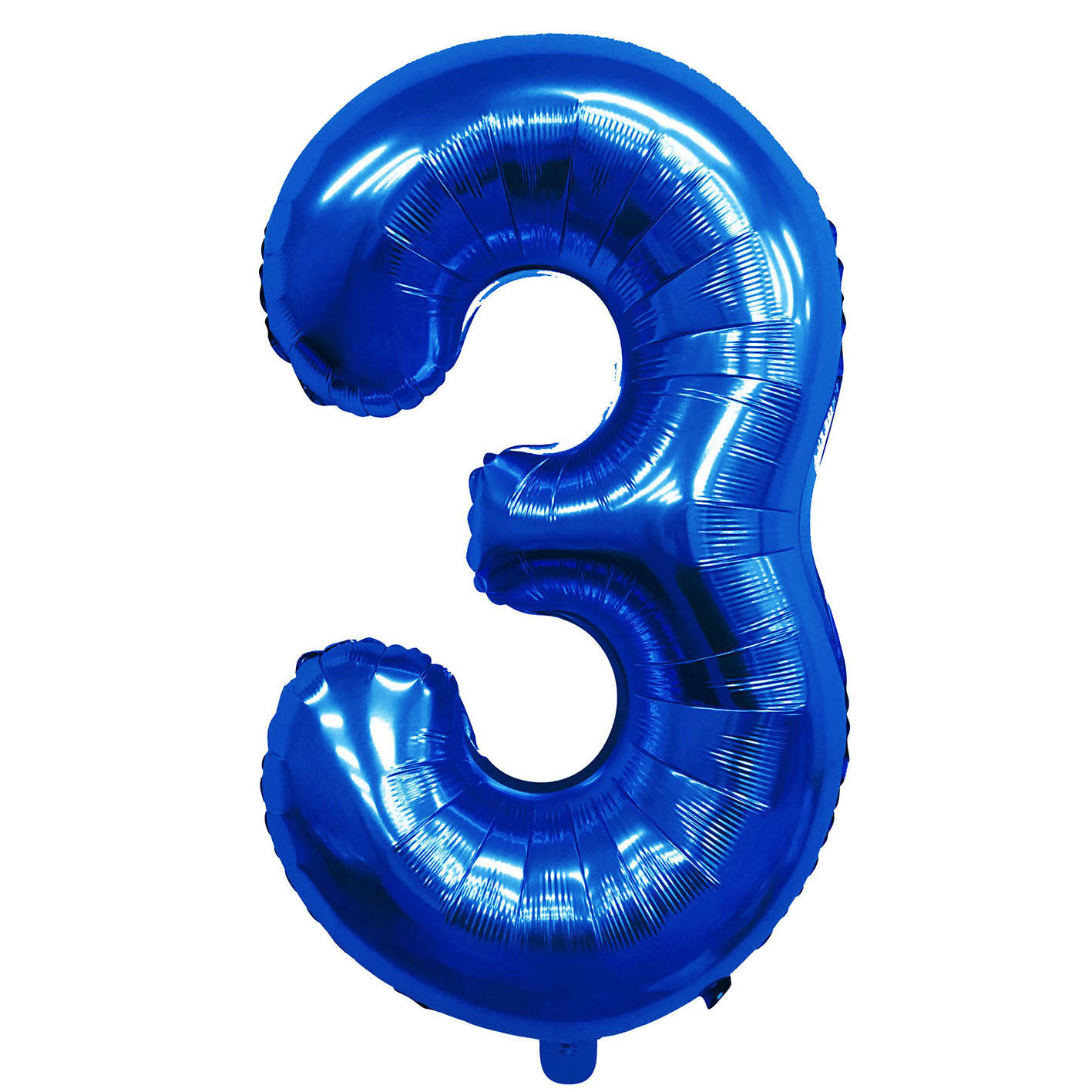 40 inch American Style Dark Blue Number 3 Balloon