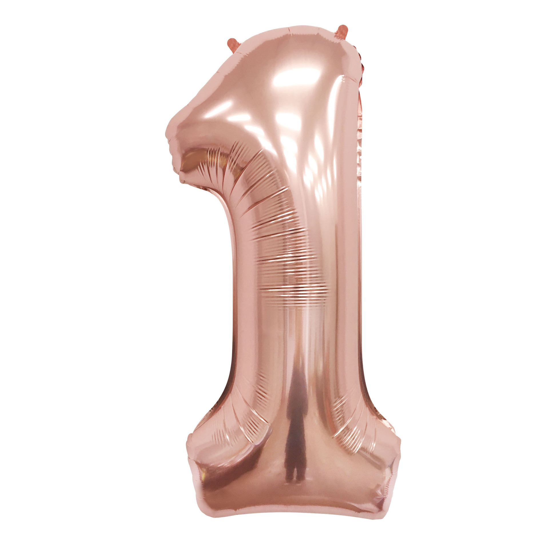 40 inch American Style Rose Gold Number 1 Balloon