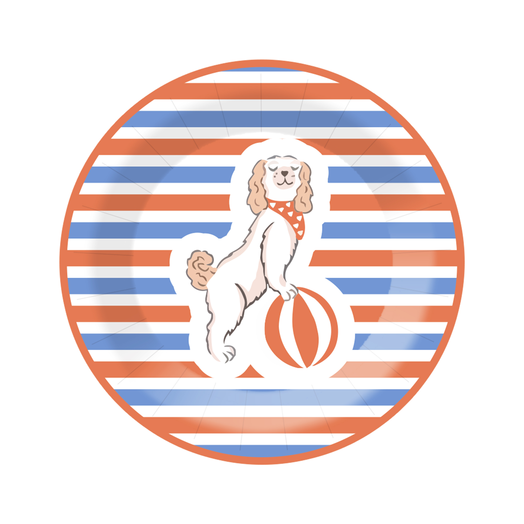 Animal Theme Round Shape Dinner Plate
