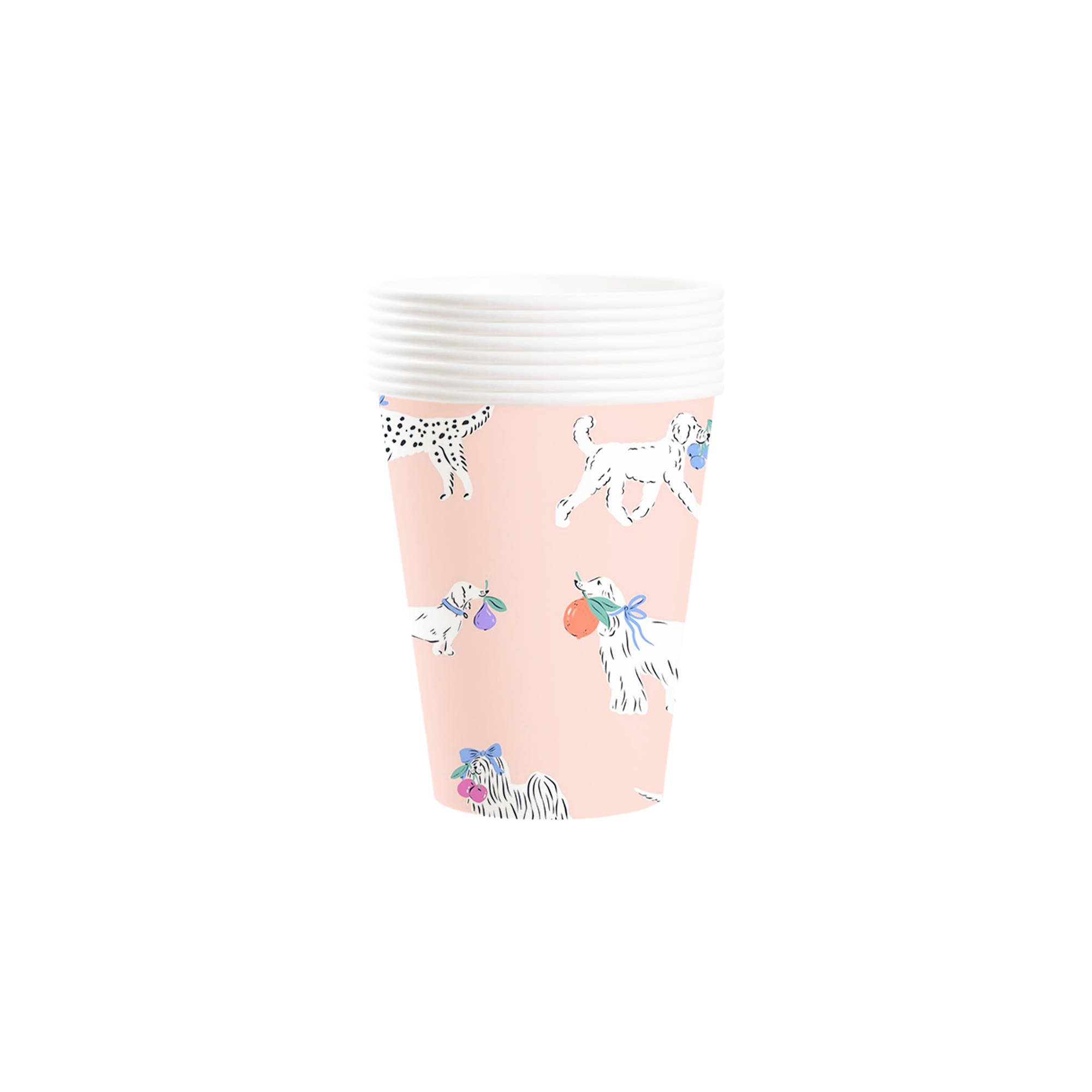 Animal Theme Flesh Pink Paper Cup