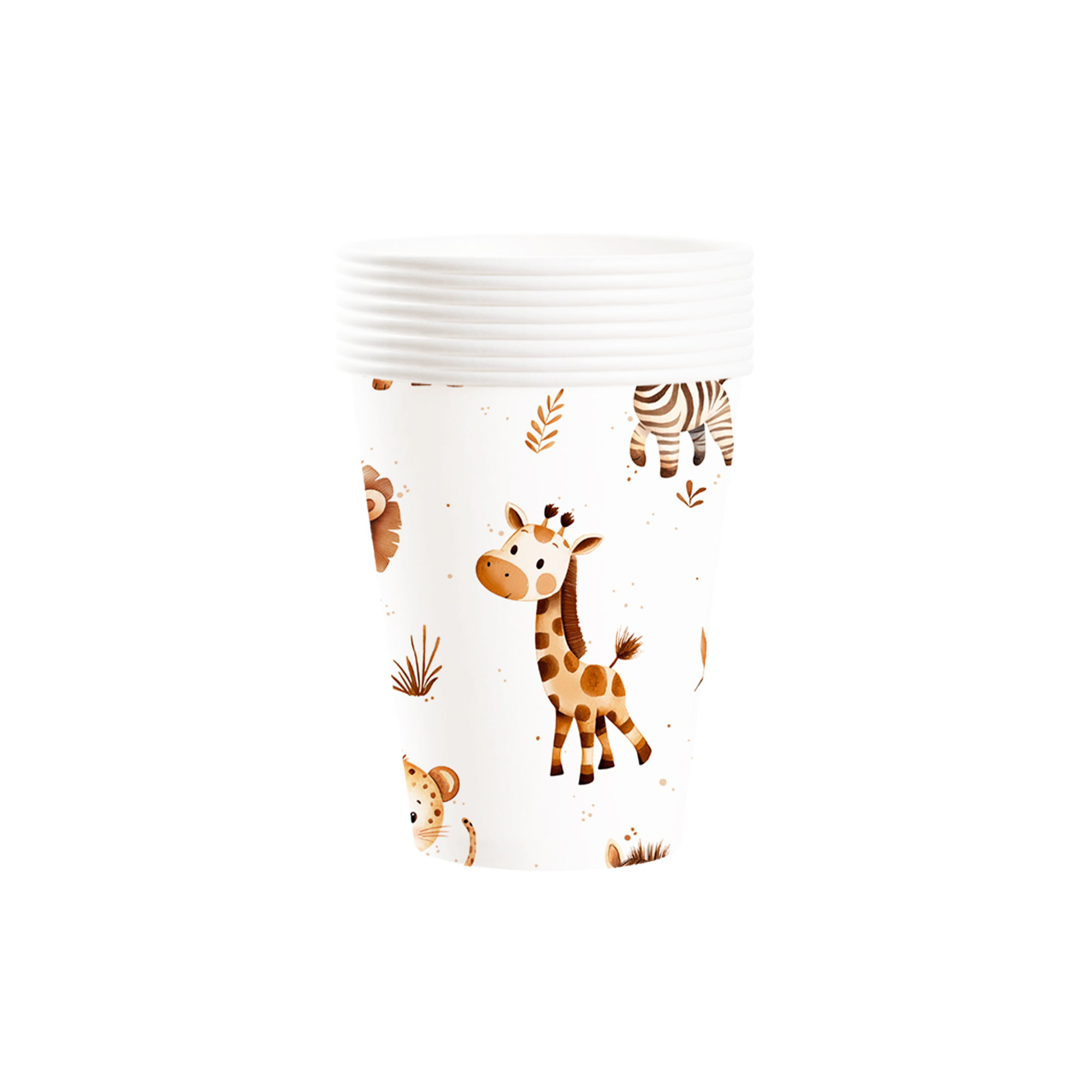 Jungle Animal Theme Paper Cup