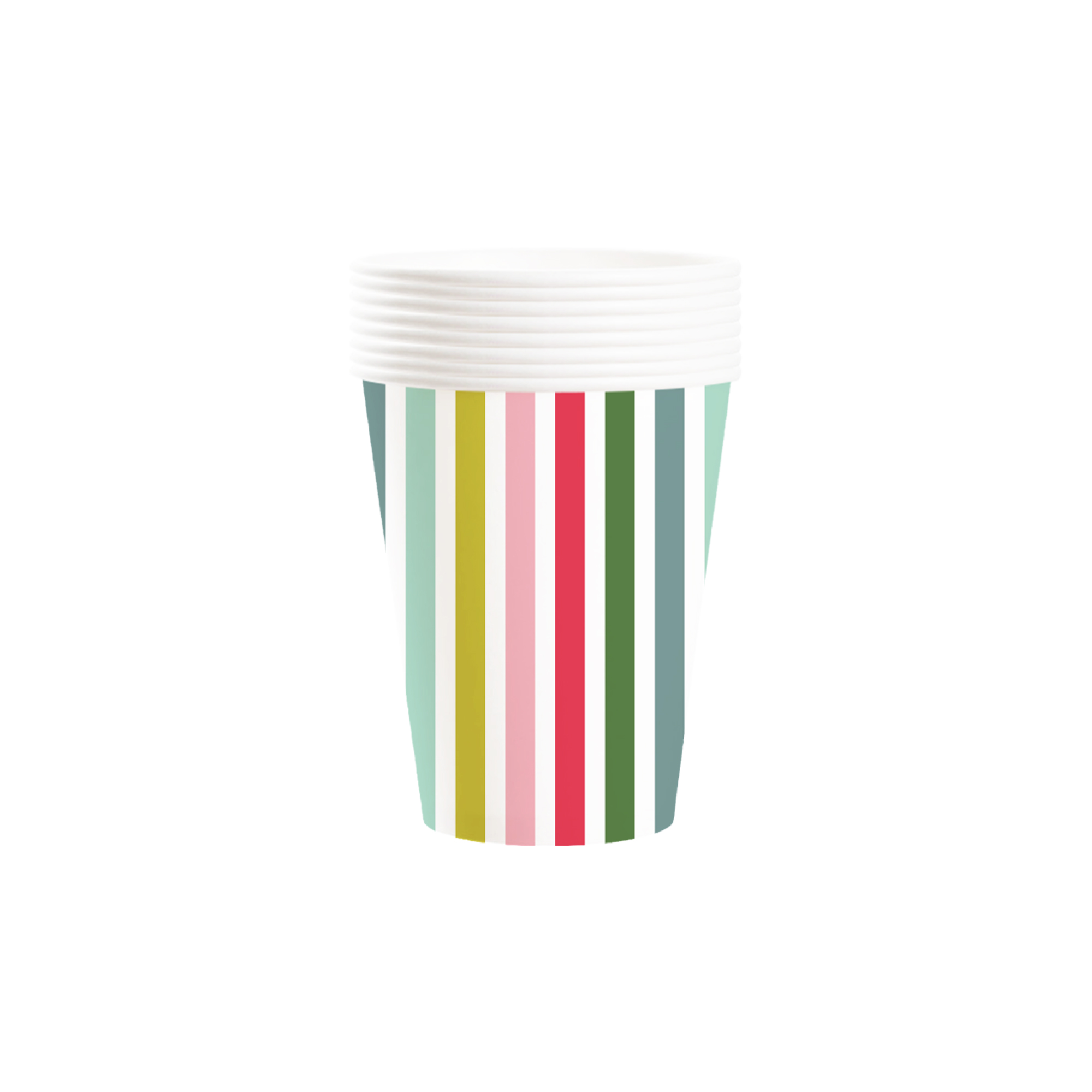 Animal Theme Stripes Pattern Paper Cup