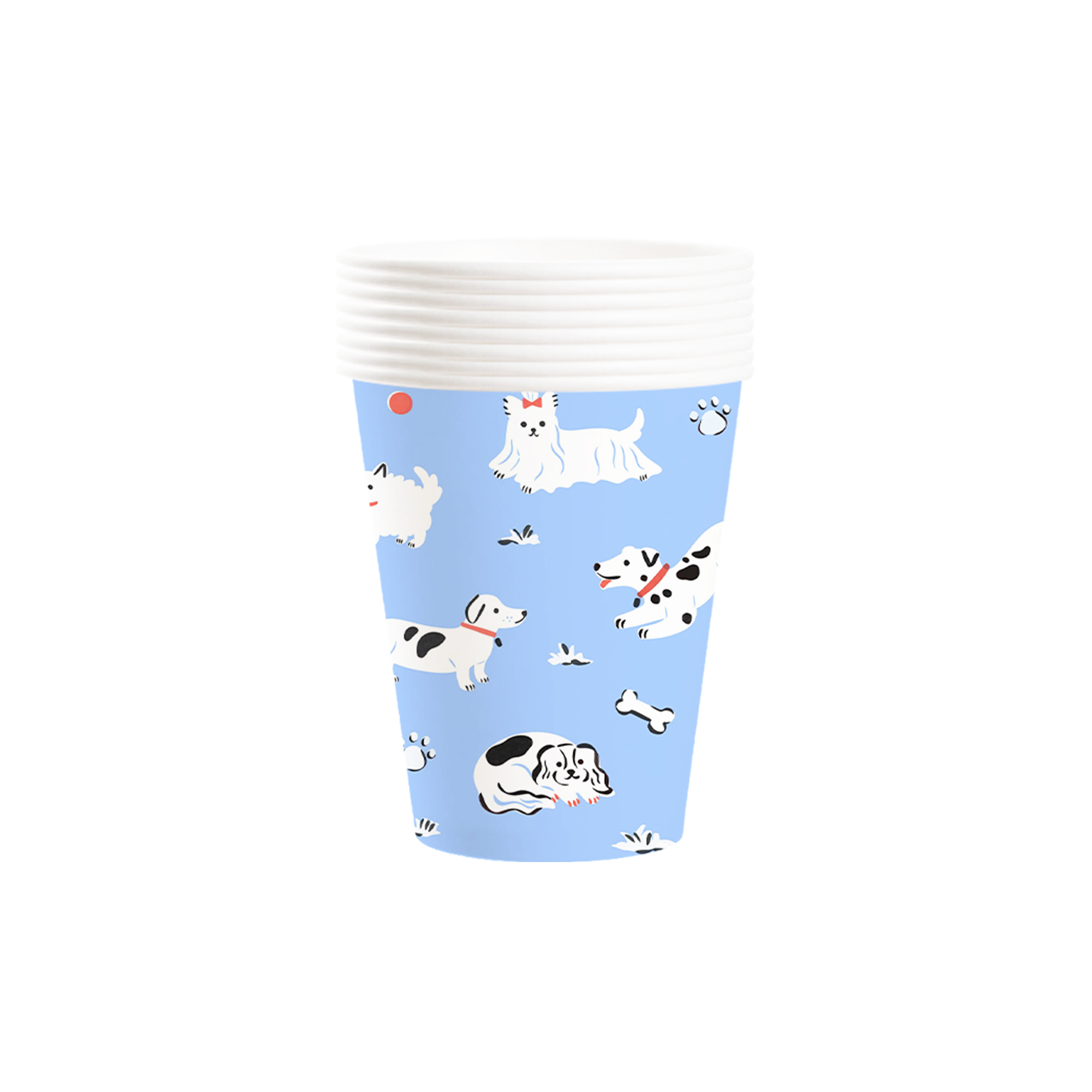 Animal Theme Light Blue Color Paper Cup