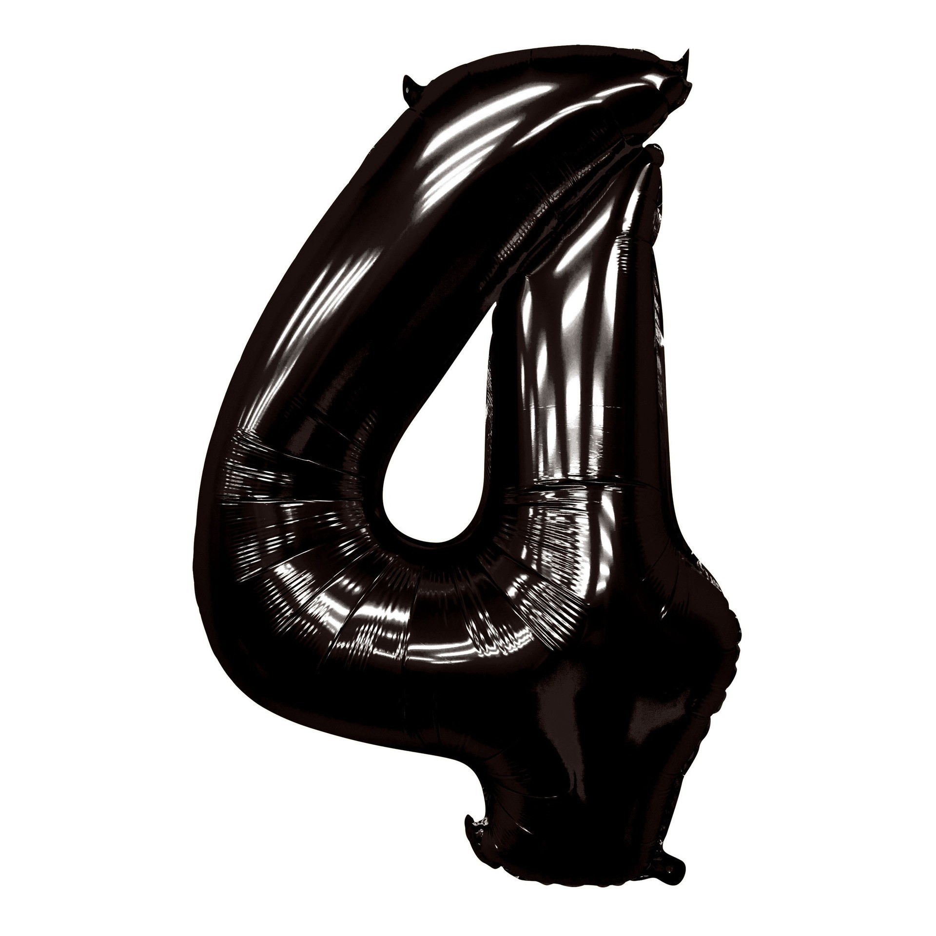 40 inch American Style Black Number 4 Balloon