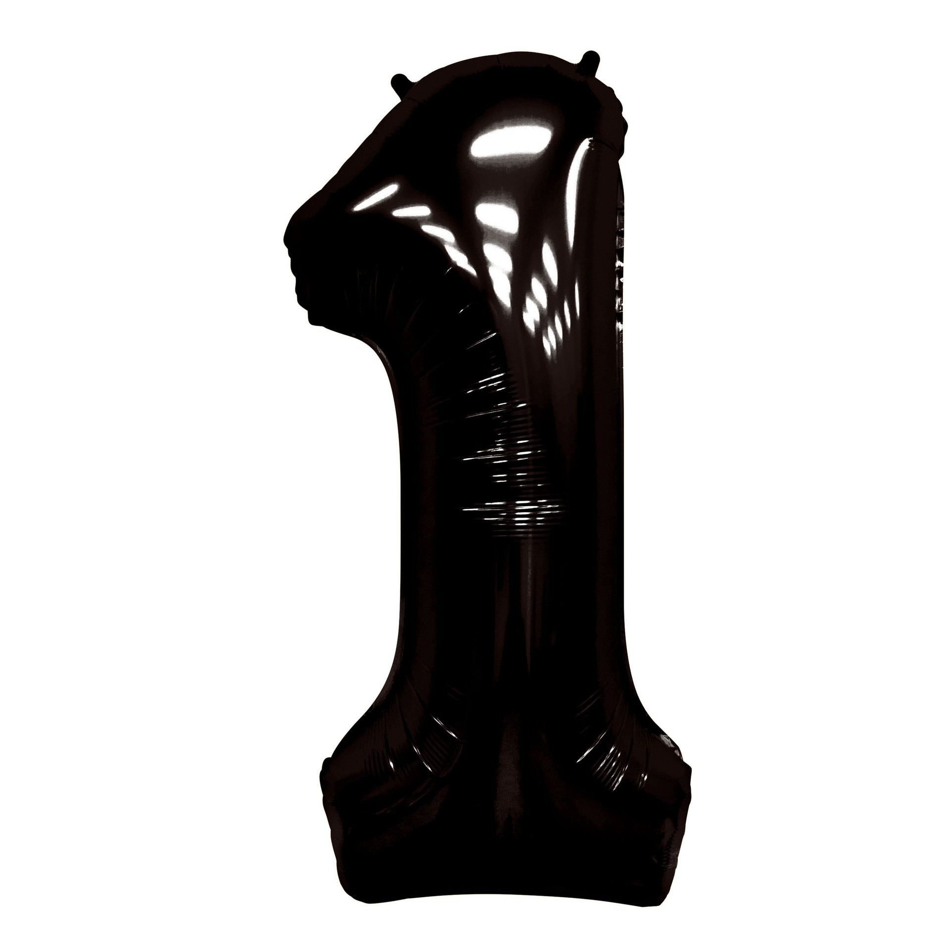 40 inch American Style Black Number 1 Balloon
