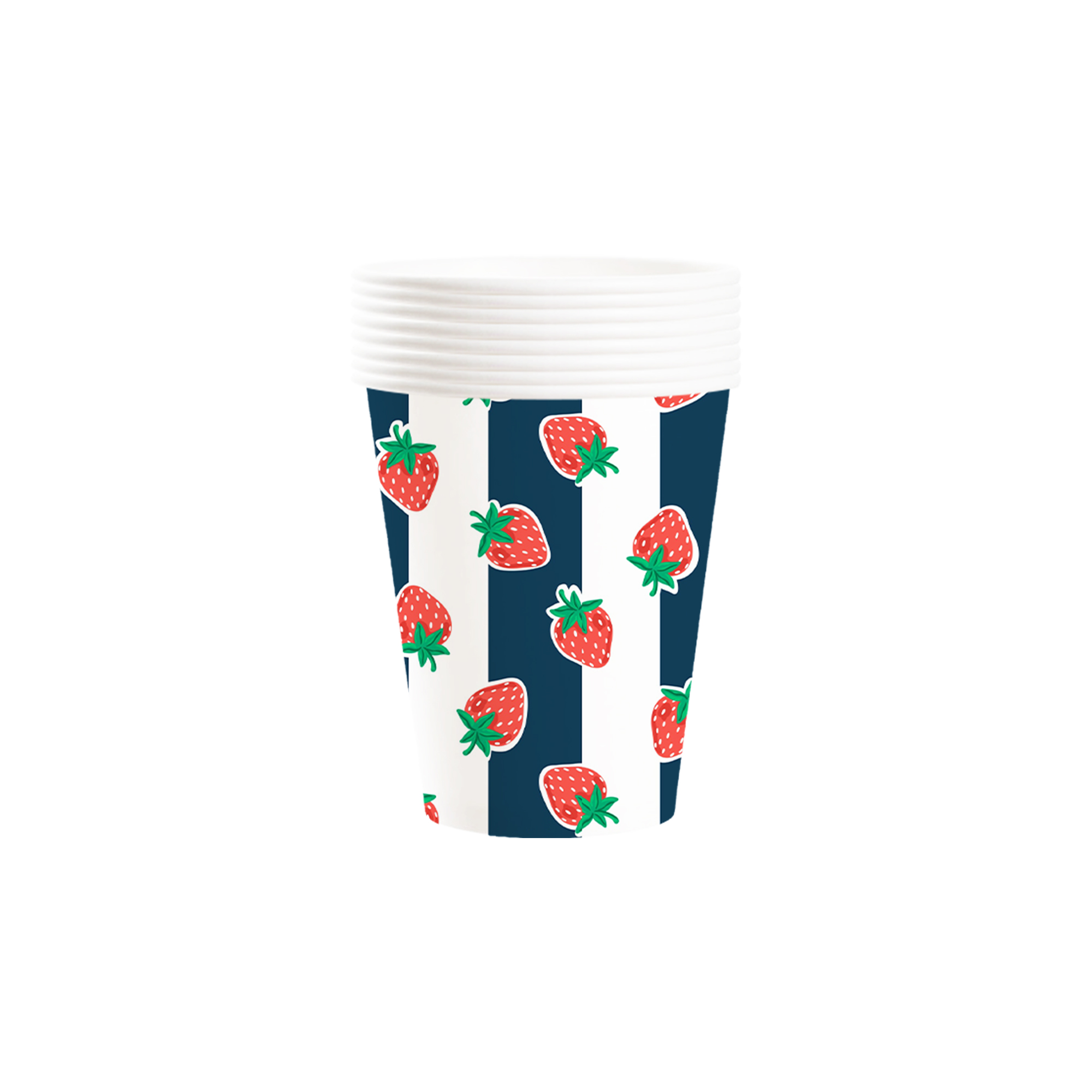 Fruit Theme Strawberry Paper Cup