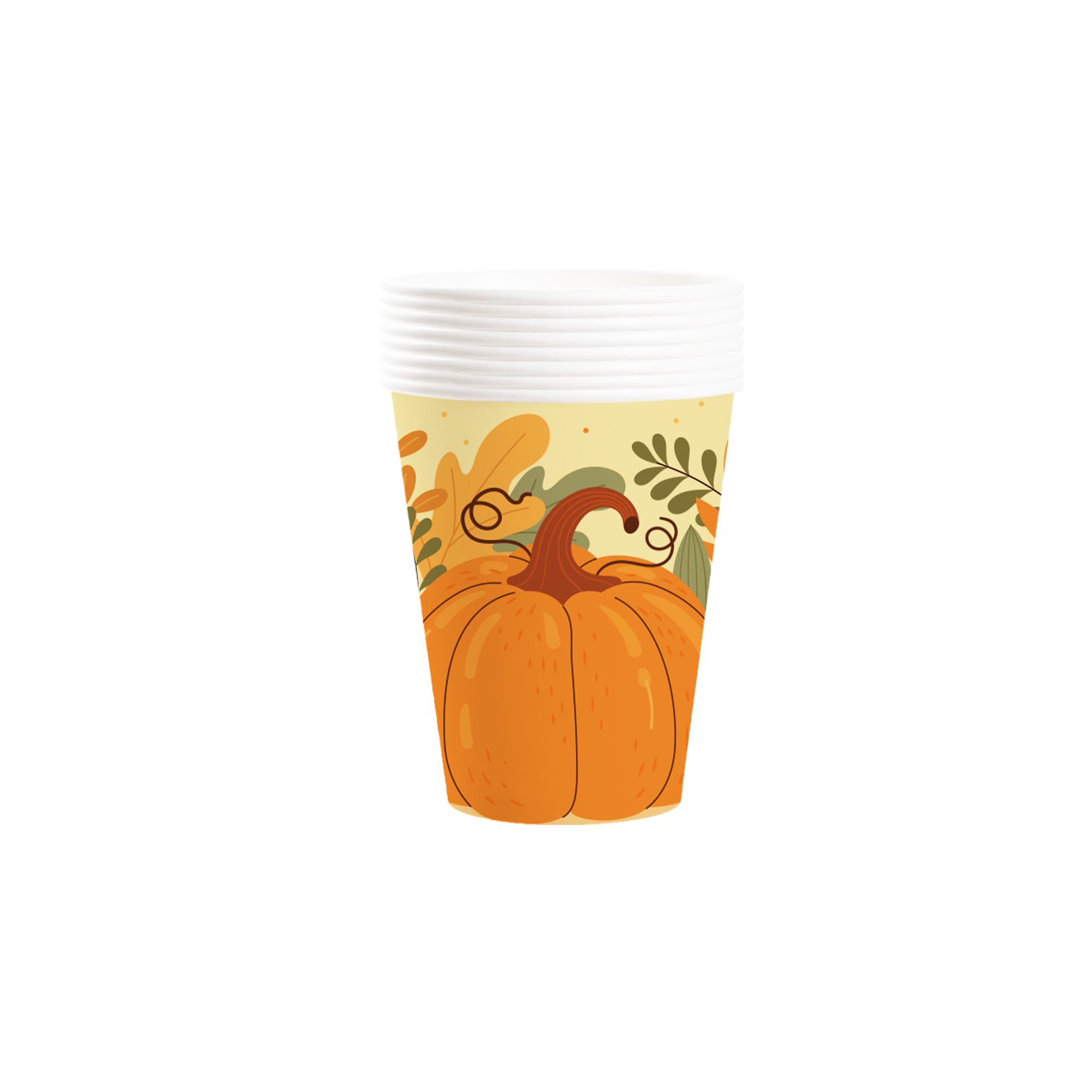 Thanks Giving Theme Pumpkin Paper Cup