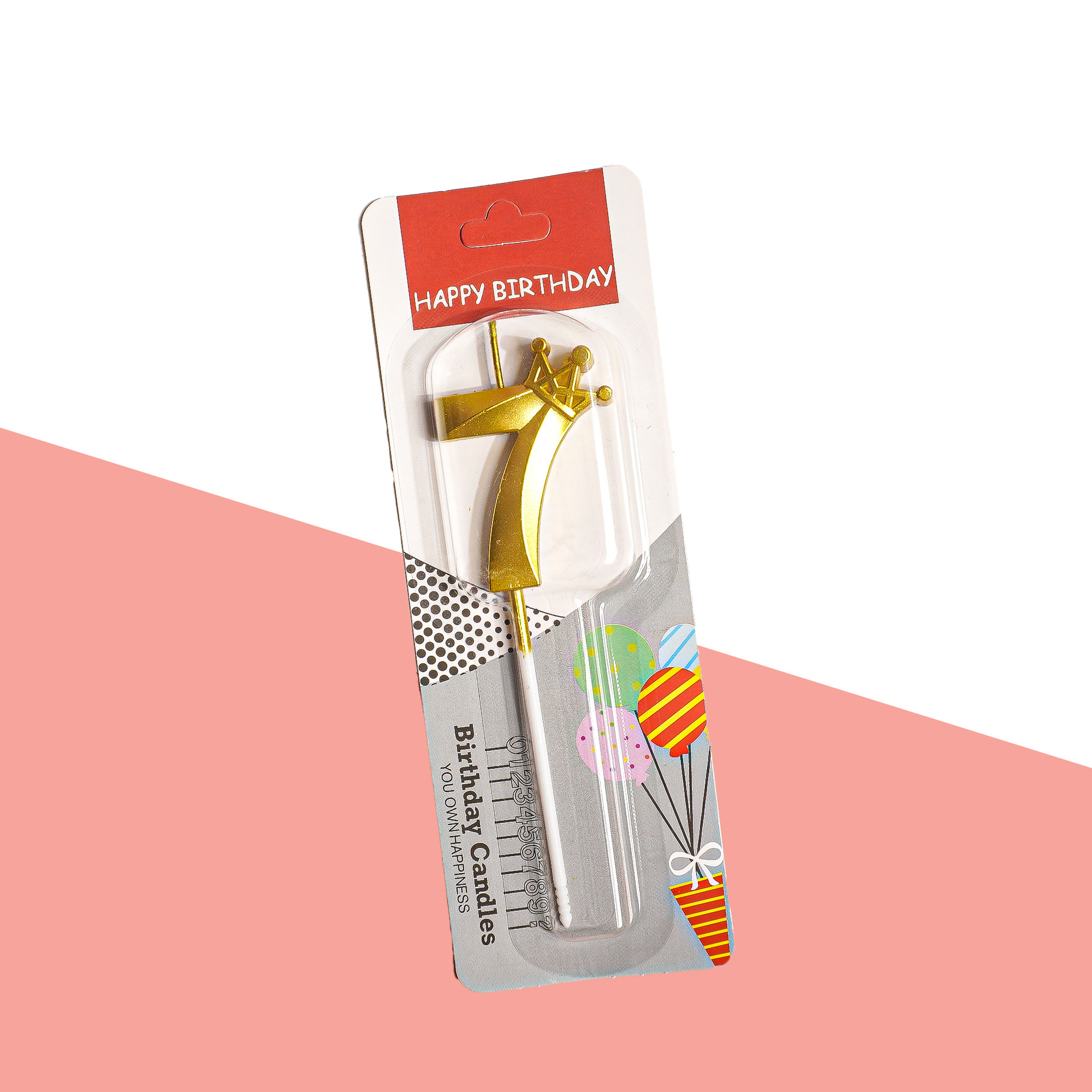 Gold Glitter Number Birthday Candles for Party Decoration