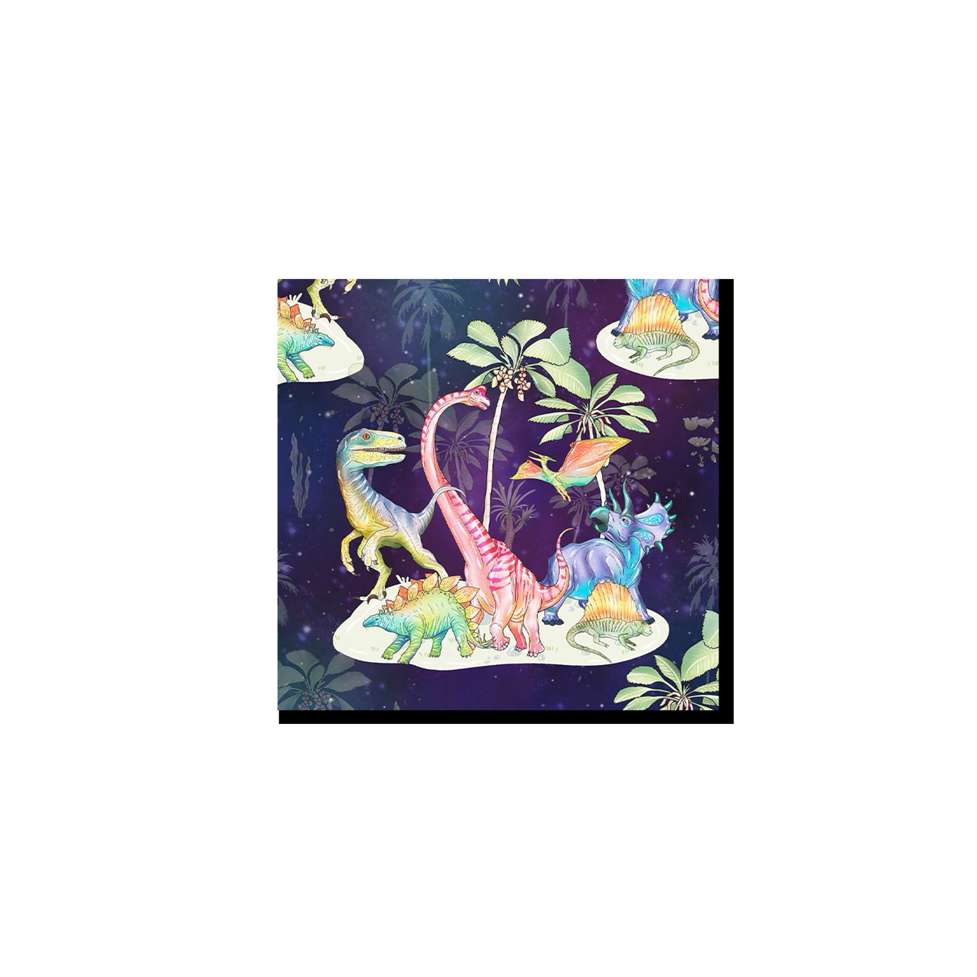 Animal Theme with Dinosaur Pattern Napkin