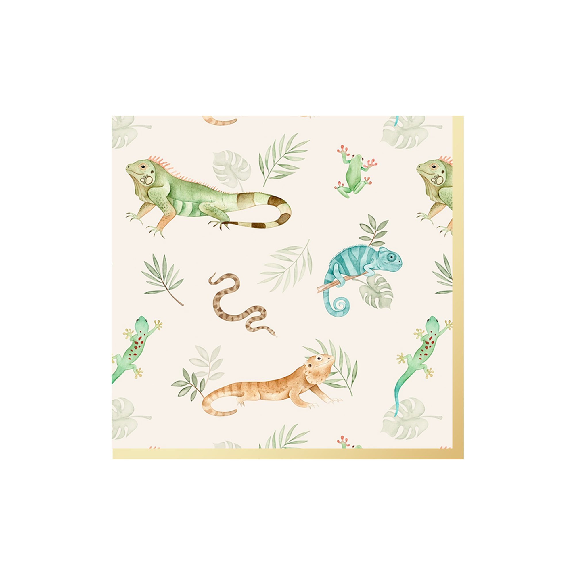 Tropical Adventure Theme Napkin