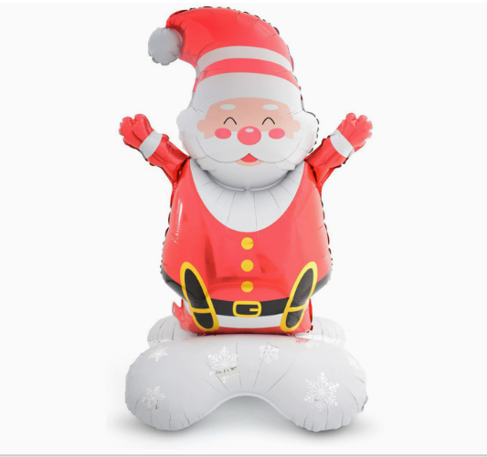 Christmas Theme Santa Claus Shape Foil Balloon