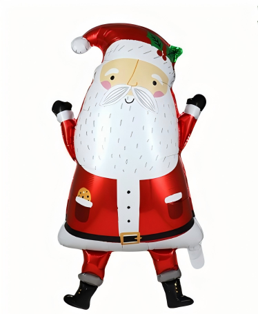 Christmas Theme Stand Santa Claus Shape Foil Balloon