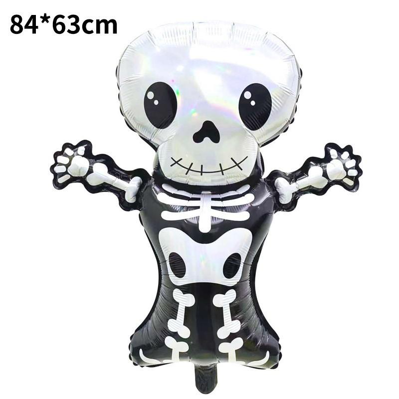 Halloween Theme The Skull Man Shape Foil Balloon