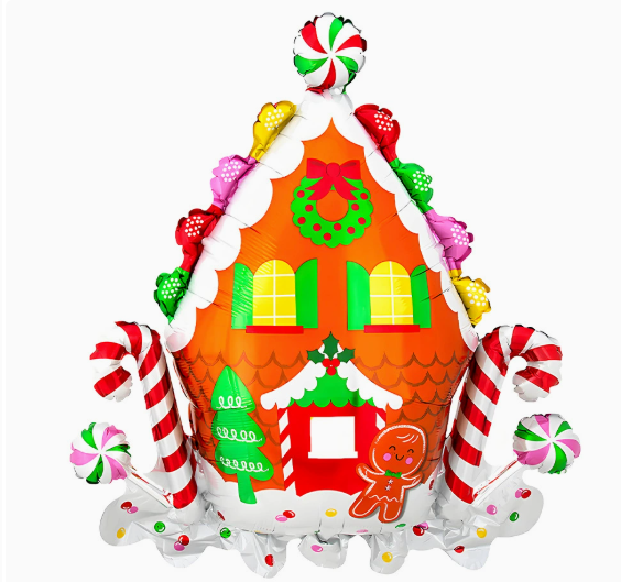 Christmas Theme House Shape Foil Balloon