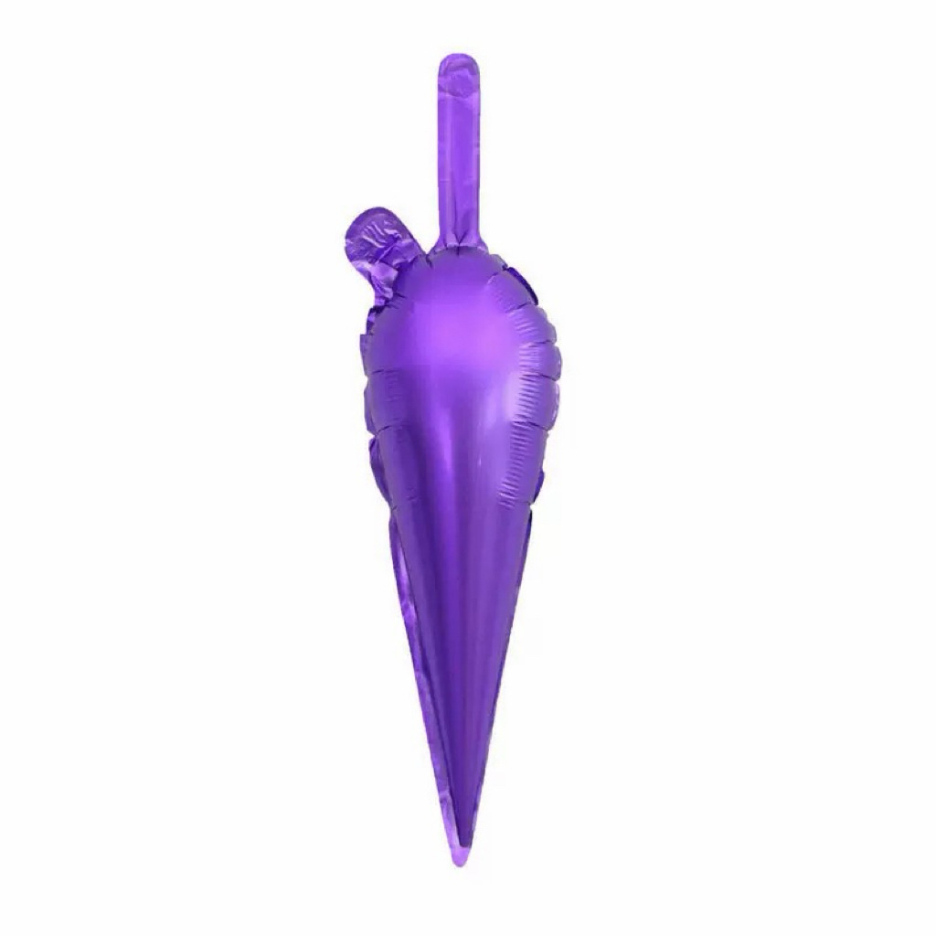 14 inch Purple Droplet Foil Balloon