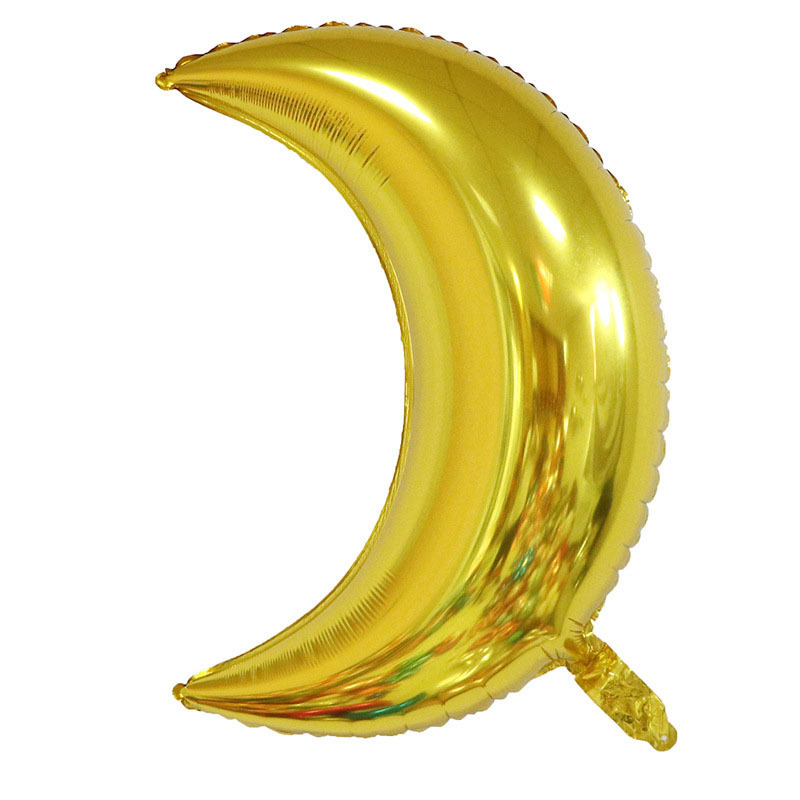 18 inch Gold Moon Foil Balloon