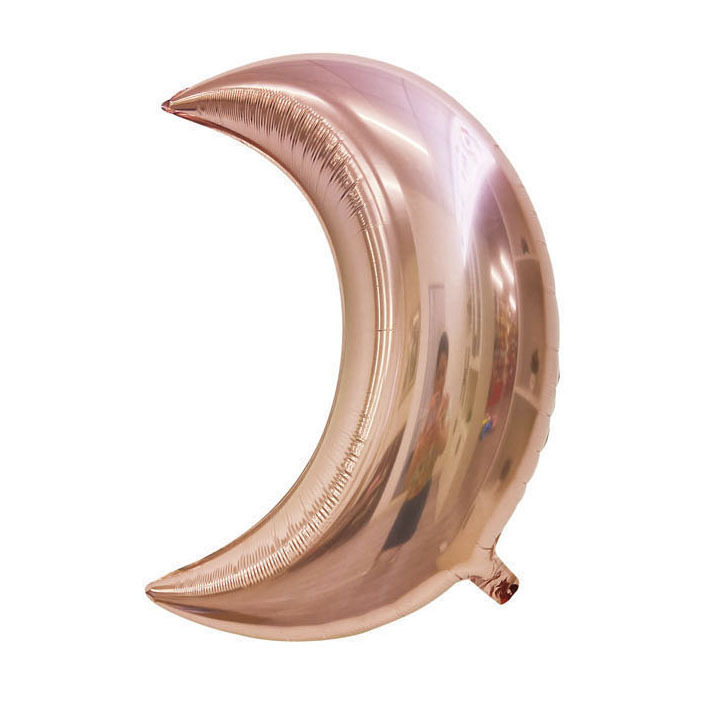 18 inch Rose Gold Moon Foil Balloon