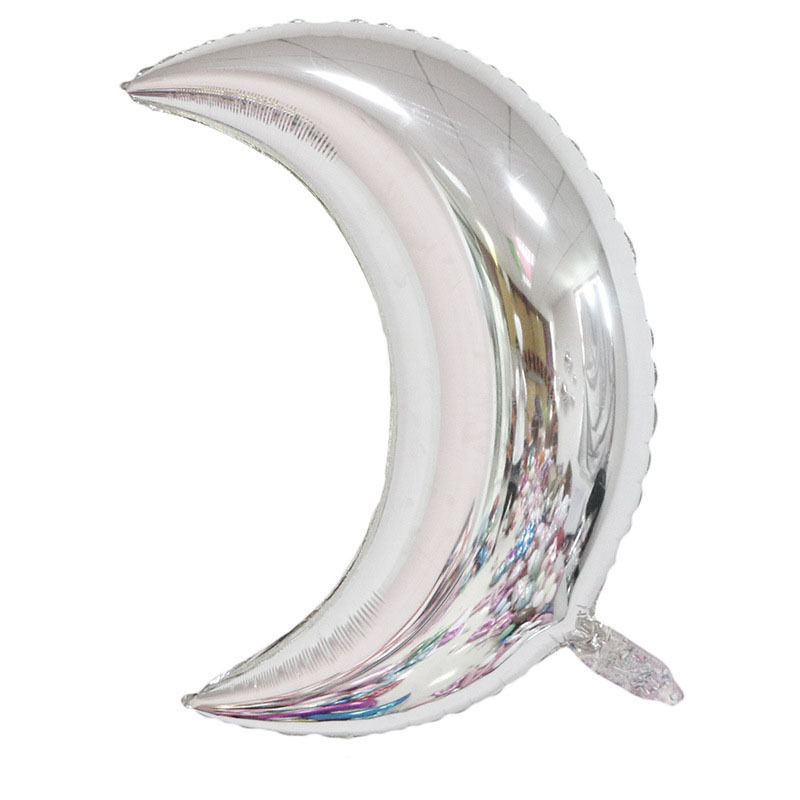 18 inch Sliver Moon Foil Balloon