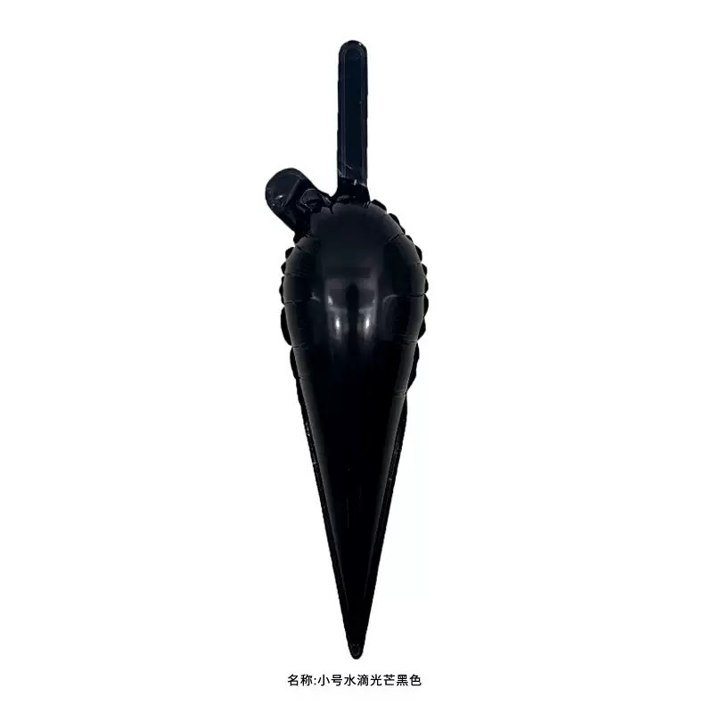 20 inch Black Droplet Foil Balloon