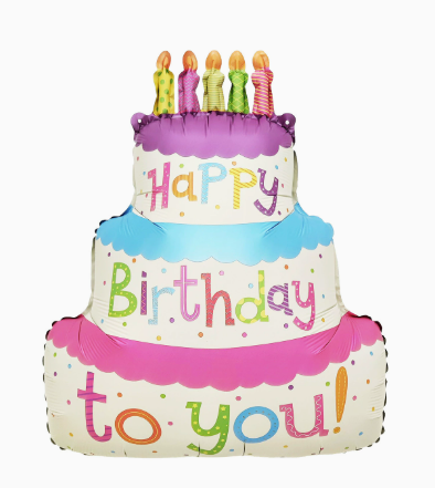 Birthday Cake Shape Foil Balloon