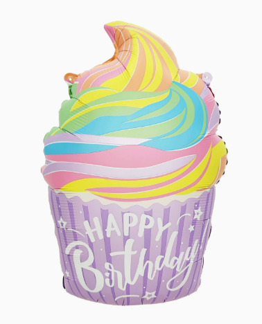 Birthday Cupcake Shape Foil Balloon