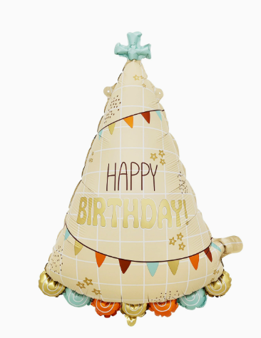 Birthday Party Hat Shape Foil Balloon