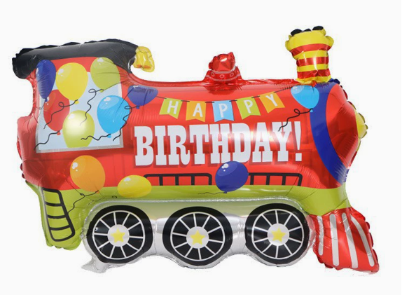 Birthday Retro Gears Shape Foil Balloon