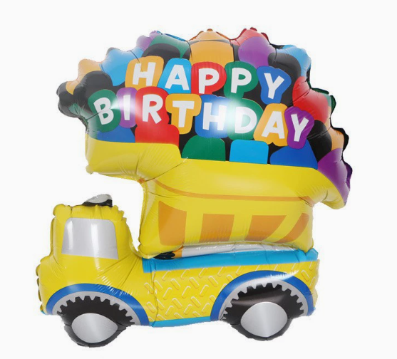 Birthday Truck Shape Foil Balloon