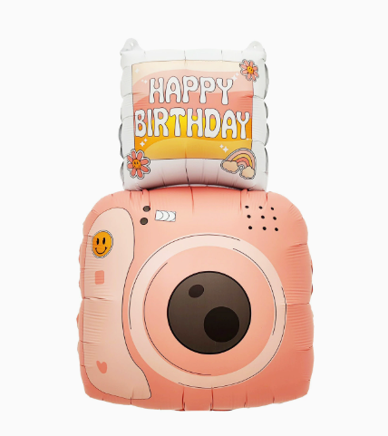 Birthday Camera Shape Foil Balloon