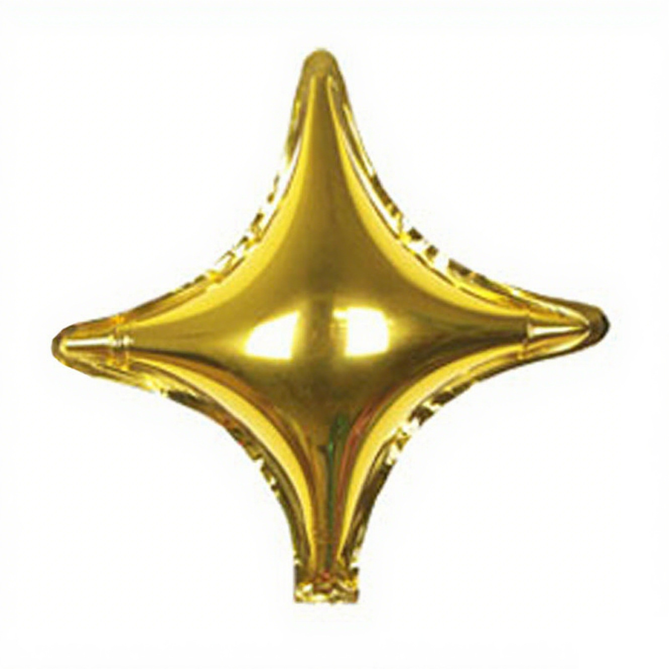 10 inch Gold 4-Point Star Foil Balloon